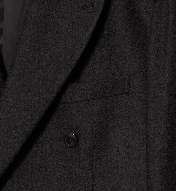 UNITED ARROWS green label relaxing「FINE BASIC Super160's フラノ ダブルブレスト ジャケット」|テーラードジャケット|