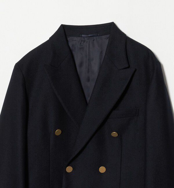 UNITED ARROWS green label relaxing「FINE BASIC Super160's フラノ ダブルブレスト ジャケット」|テーラードジャケット|