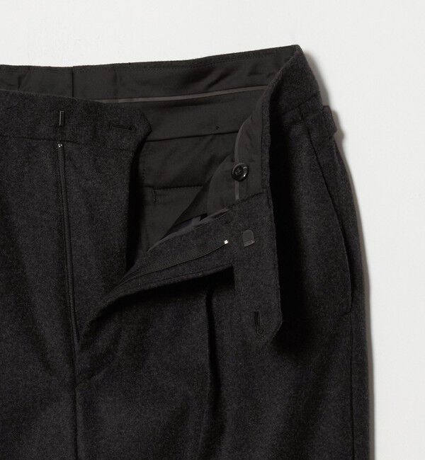UNITED ARROWS green label relaxing「FINE BASIC Super160's フラノ ワイド スラックス」|スラックス|
