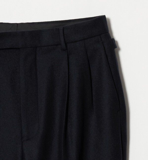 UNITED ARROWS green label relaxing「FINE BASIC Super160's フラノ ワイド スラックス」|スラックス|