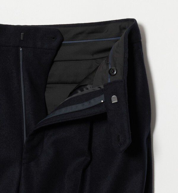 UNITED ARROWS green label relaxing「FINE BASIC Super160's フラノ ワイド スラックス」|スラックス|