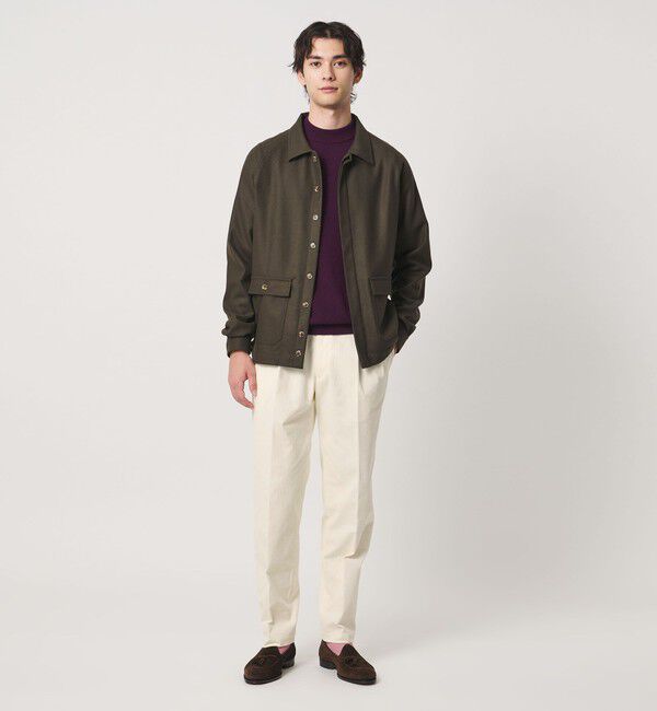 UNITED ARROWS「コーデュロイ 2プリーツ キャロット  パンツ」|チノ|