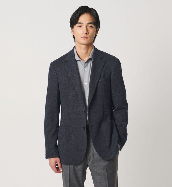 UNITED ARROWS「ピンヘッド ジャージ シングル 2ボタン テーラードジャケット COMFORT EASY-MODEL」|テーラードジャケット|