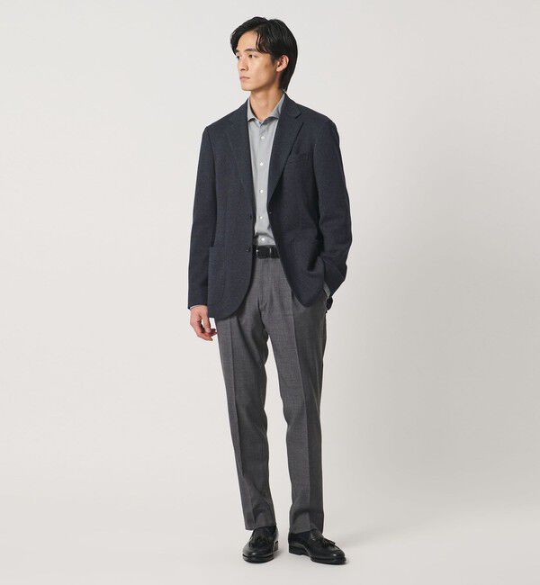UNITED ARROWS「ピンヘッド ジャージ シングル 2ボタン テーラードジャケット COMFORT EASY-MODEL」|テーラードジャケット|
