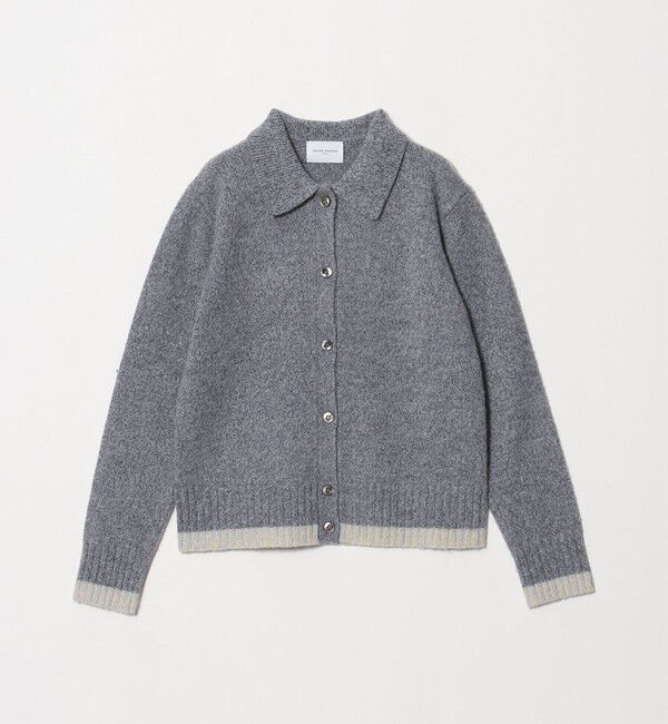 UNITED ARROWS「ミックスカラー ポロニット カーディガン」|カーディガン|