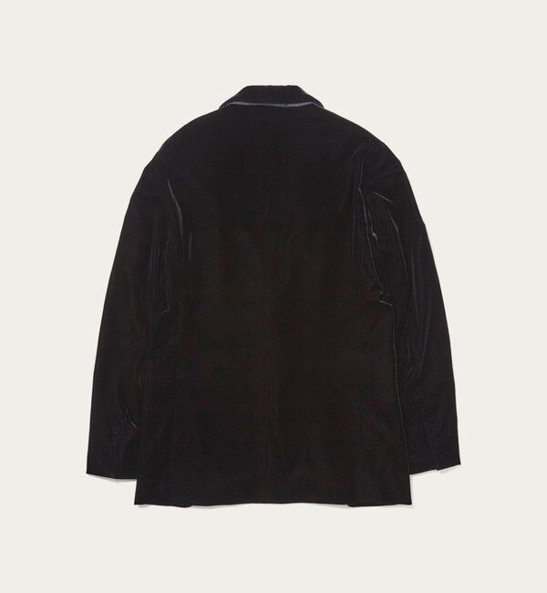 UNITED ARROWS「ベルベット シングル 1ボタン テーラードジャケット」|テーラードジャケット|