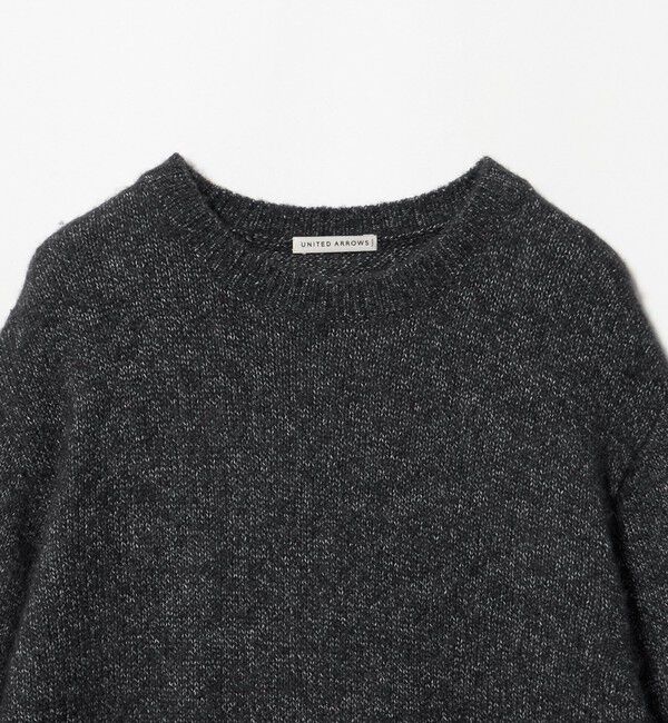 UNITED ARROWS「デラべ ヘアリー クルーネック ニット」|ニット・セーター|