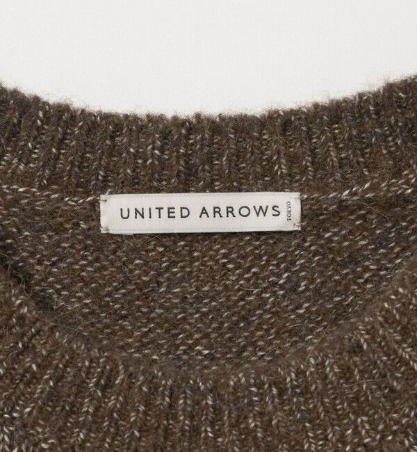 UNITED ARROWS「デラべ ヘアリー クルーネック ニット」|ニット・セーター|