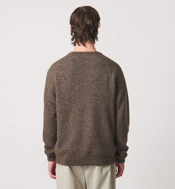 UNITED ARROWS「デラべ ヘアリー クルーネック ニット」|ニット・セーター|