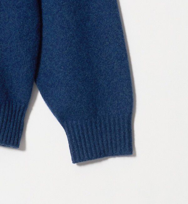 UNITED ARROWS「ウール/カシミヤ ミドルゲージ クルーネック ニット」|ニット・セーター|