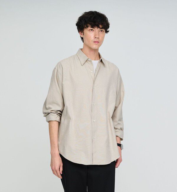 UNITED ARROWS green label relaxing「FINE BASIC スビン オックスフォード レギュラー 長袖 シャツ」|シャツ・ブラウス|