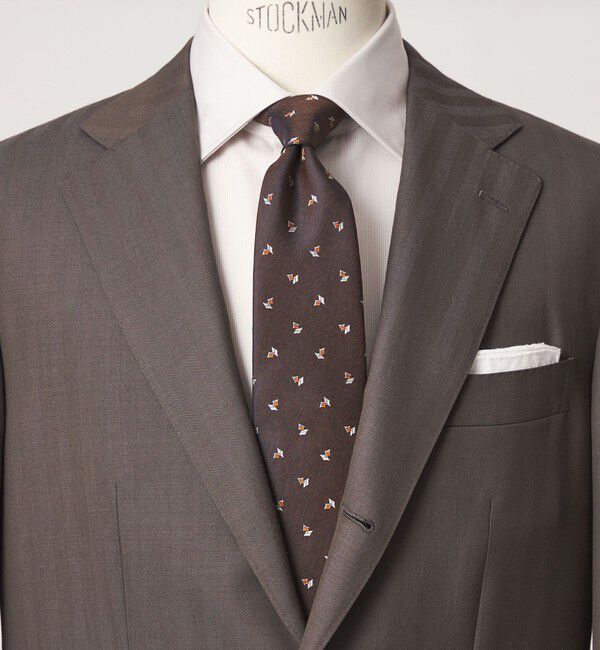 UNITED ARROWS green label relaxing「GLR JAPAN VINTAGE 8.0cm コモン1 ネクタイ」|ネクタイ・蝶ネクタイ|DK.BROWN
