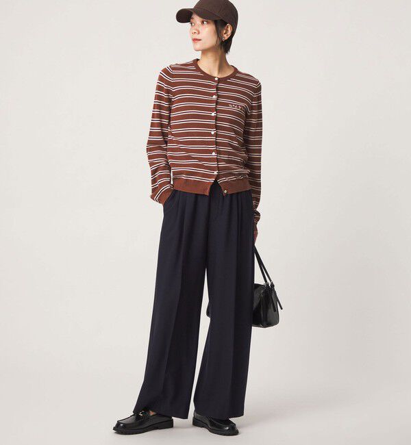 UNITED ARROWS green label relaxing「［size SHORT/TALLあり］キモウ ニーハイワイドパンツ」|その他|NAVY