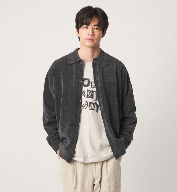 UNITED ARROWS green label relaxing「モール ポロニット カーディガン」|カーディガン|