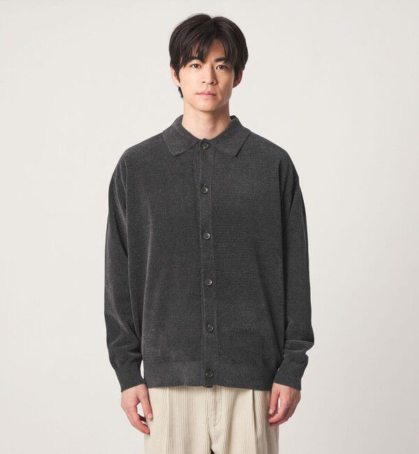 UNITED ARROWS green label relaxing「モール ポロニット カーディガン」|カーディガン|