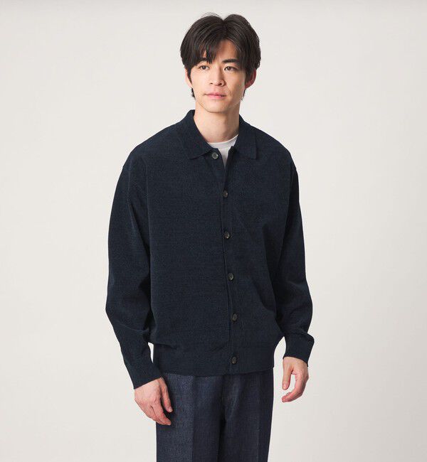 UNITED ARROWS green label relaxing「モール ポロニット カーディガン」|カーディガン|