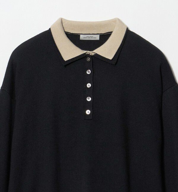UNITED ARROWS green label relaxing「【WEB限定】＜at ease＞エリ ハイショク ニット プルオーバー」|ニット・セーター|