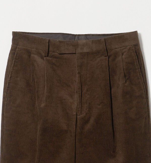 UNITED ARROWS green label relaxing「コットン ポリウレタン コーデュロイ 2プリーツ ワイド スラックス」|スラックス|