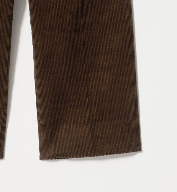 UNITED ARROWS green label relaxing「コットン ポリウレタン コーデュロイ 2プリーツ ワイド スラックス」|スラックス|