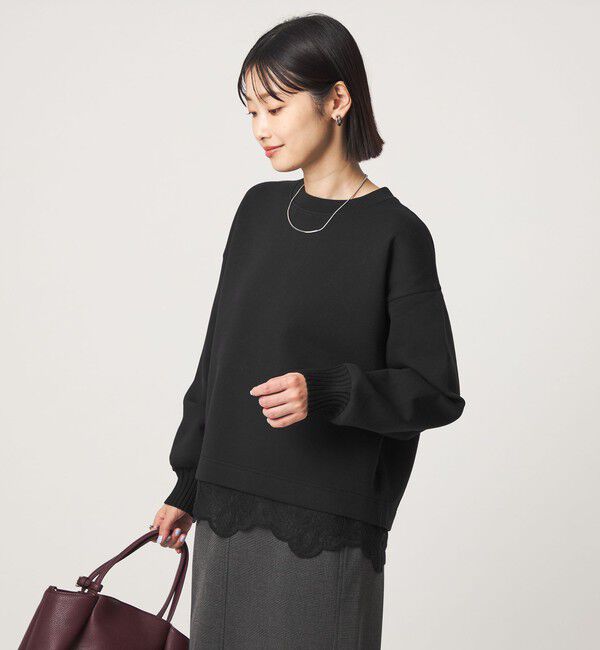 UNITED ARROWS green label relaxing「ダンボール レース プルオーバー」|Tシャツ・カットソー|