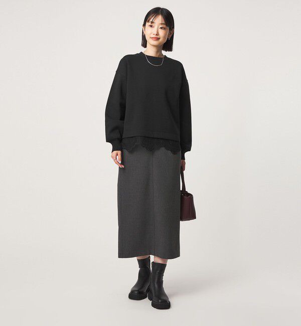 UNITED ARROWS green label relaxing「ダンボール レース プルオーバー」|Tシャツ・カットソー|
