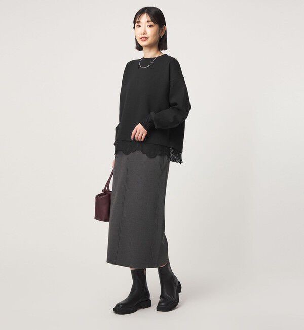UNITED ARROWS green label relaxing「ダンボール レース プルオーバー」|Tシャツ・カットソー|