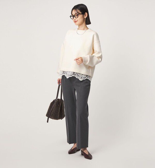 UNITED ARROWS green label relaxing「ダンボール レース プルオーバー」|Tシャツ・カットソー|