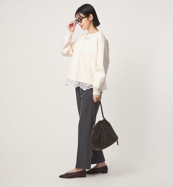 UNITED ARROWS green label relaxing「ダンボール レース プルオーバー」|Tシャツ・カットソー|