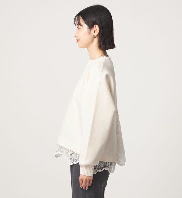 UNITED ARROWS green label relaxing「ダンボール レース プルオーバー」|Tシャツ・カットソー|