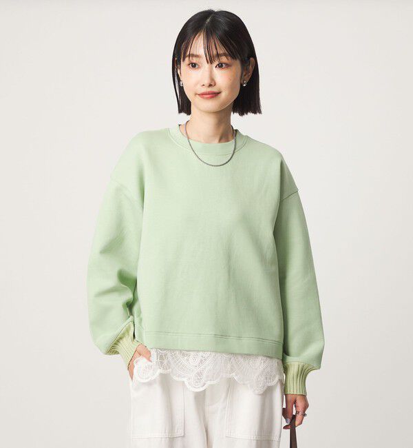 UNITED ARROWS green label relaxing「ダンボール レース プルオーバー」|Tシャツ・カットソー|