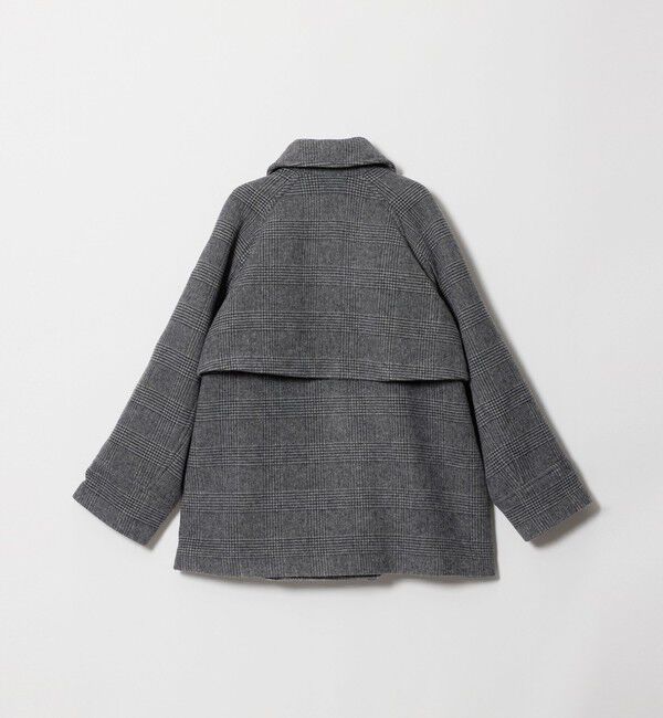 UNITED ARROWS green label relaxing「【WEB限定】＜at ease＞チェック Aライン ミドル コート」|その他|