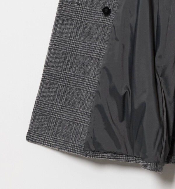 UNITED ARROWS green label relaxing「【WEB限定】＜at ease＞チェック Aライン ミドル コート」|その他|