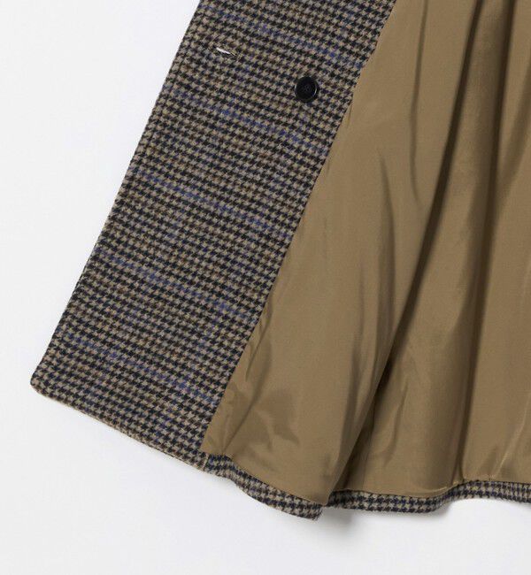 UNITED ARROWS green label relaxing「【WEB限定】＜at ease＞チェック Aライン ミドル コート」|その他|