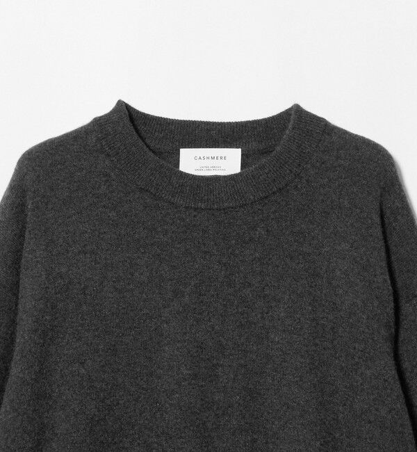 UNITED ARROWS green label relaxing「FINE BASIC カシミヤ クルーネック ニット」|ニット・セーター|