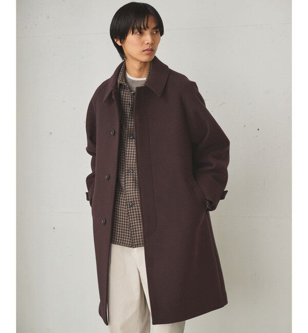 UNITED ARROWS green label relaxing「SENTDALE WOOL ステンカラーコート」|ステンカラーコート|DK.BROWN