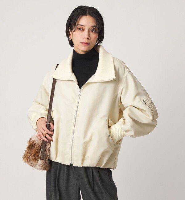 UNITED ARROWS green label relaxing「コクーン MA-1」|ブルゾン・スタジャン|NATURAL