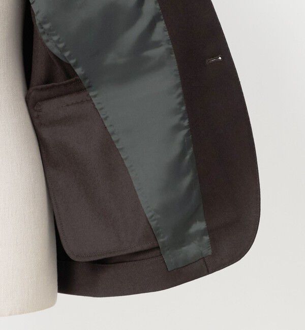 UNITED ARROWS green label relaxing「GLR CLOTH フラノ 2B R/RG セットアップジャケット」|テーラードジャケット|