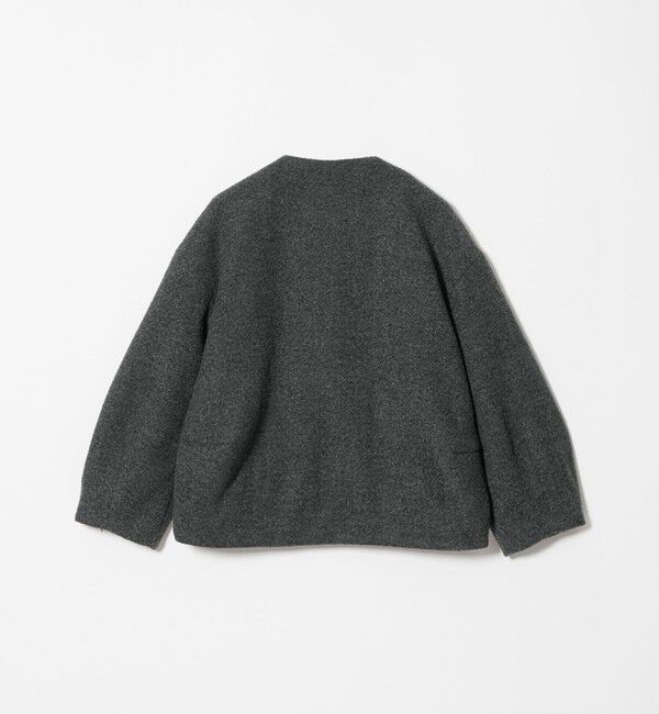 UNITED ARROWS green label relaxing「ブークレ ノーカラー ブルゾン」|ブルゾン・スタジャン|