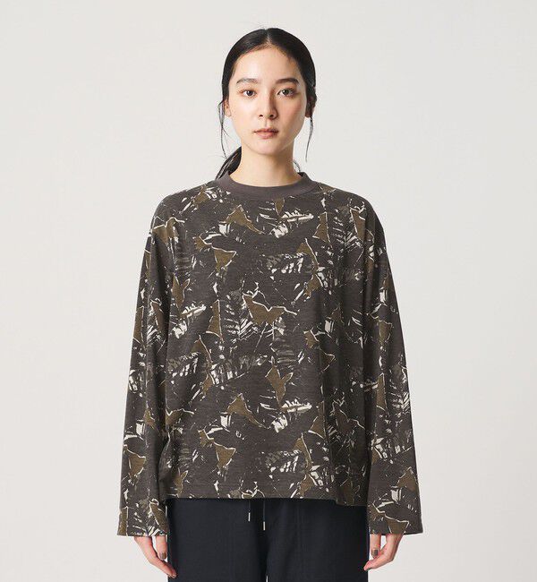 BEAUTY&YOUTH UNITED ARROWS「コットンポリエステル カモフラージュ ロングスリーブTシャツ」|Tシャツ・カットソー|