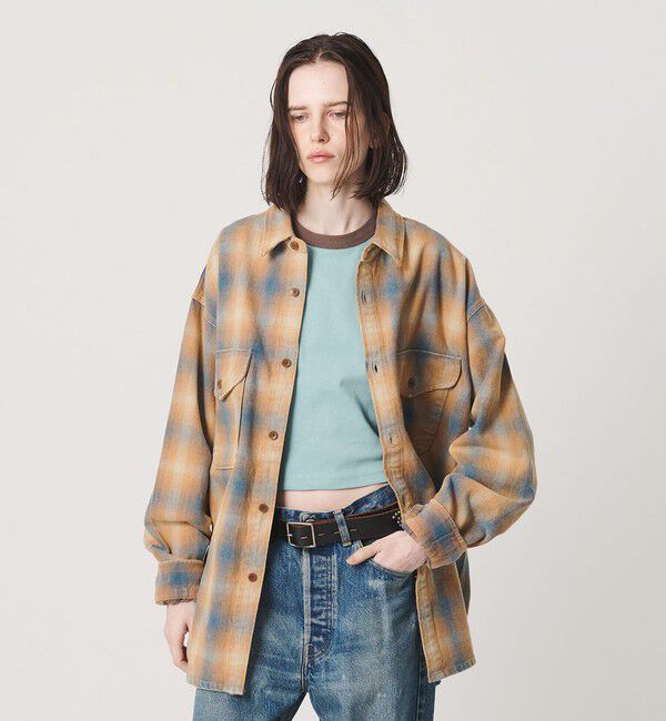 California General Store「＜PENDLETON &times; CGS.＞ダメージ ネル チェック シャツ」|シャツ・ブラウス|