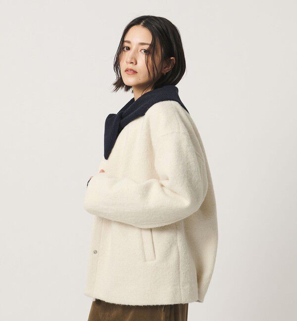 BEAUTY&YOUTH UNITED ARROWS「ブークレ ノーカラーブルゾン」|その他|