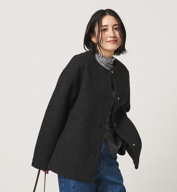 BEAUTY&YOUTH UNITED ARROWS「ブークレ ノーカラーブルゾン」|その他|