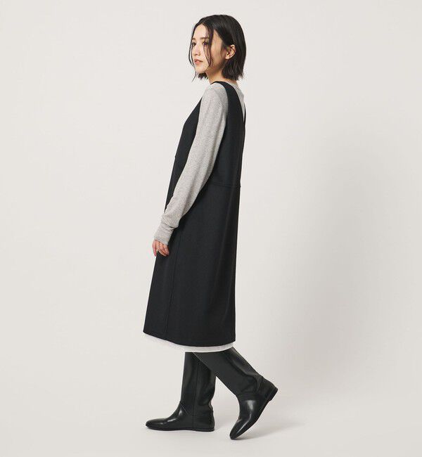 BEAUTY&YOUTH UNITED ARROWS「毛ブレンド ビーバー レイヤード ワンピース」|ワンピース|