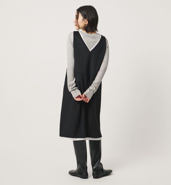 BEAUTY&YOUTH UNITED ARROWS「毛ブレンド ビーバー レイヤード ワンピース」|ワンピース|
