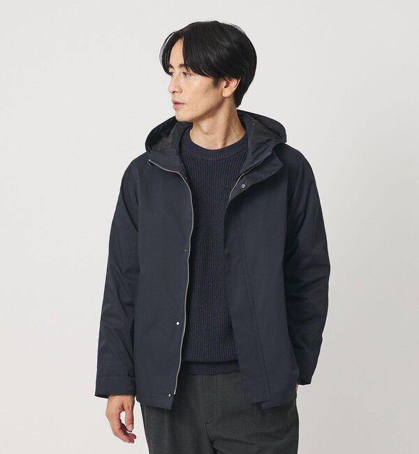 BEAUTY&YOUTH UNITED ARROWS「ポリエステル フード ブルゾン 撥水」|その他|NAVY