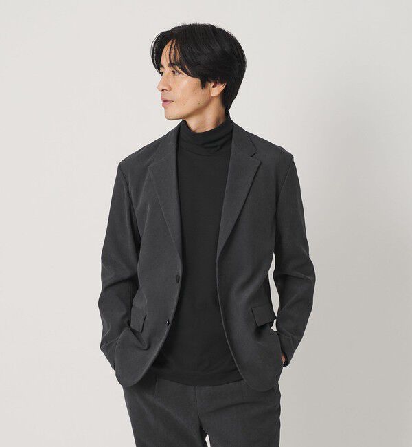 BEAUTY&YOUTH UNITED ARROWS「ブラッシュド ツイル 2B コンフォート ジャケット セットアップ対応 ヨコストレッチ」|テーラードジャケット|