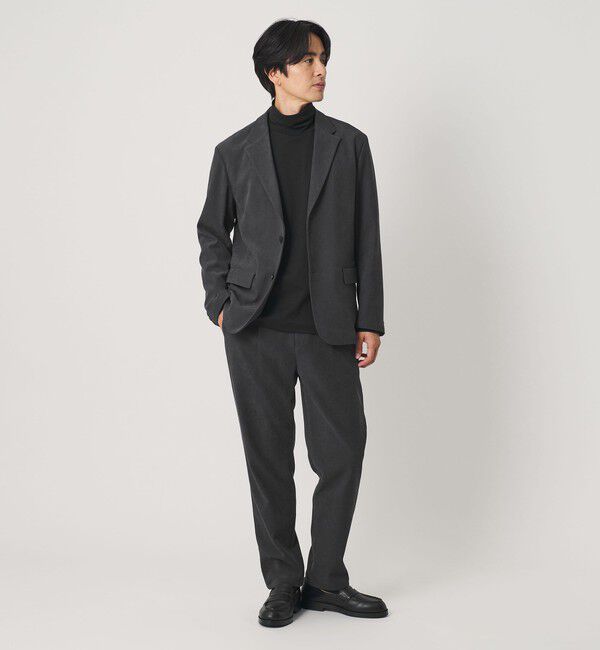 BEAUTY&YOUTH UNITED ARROWS「ブラッシュド ツイル 2B コンフォート ジャケット セットアップ対応 ヨコストレッチ」|テーラードジャケット|