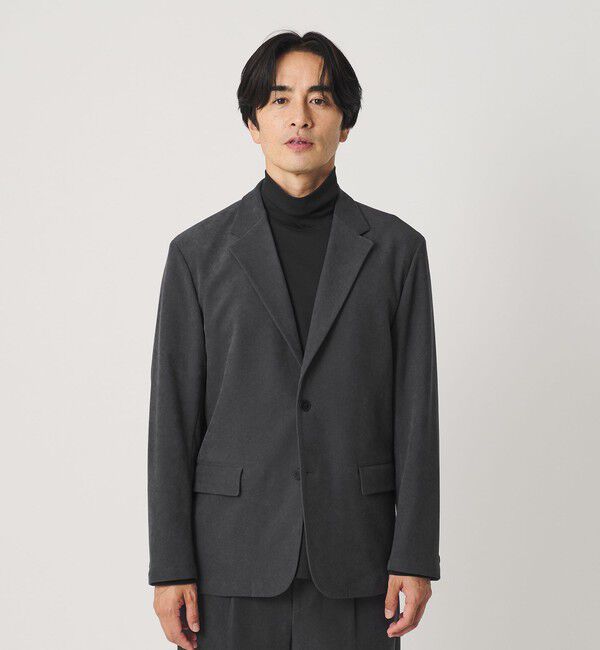 BEAUTY&YOUTH UNITED ARROWS「ブラッシュド ツイル 2B コンフォート ジャケット セットアップ対応 ヨコストレッチ」|テーラードジャケット|