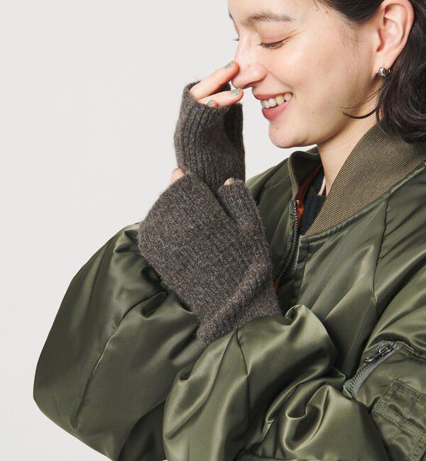 BEAUTY&YOUTH UNITED ARROWS「ソフト フィンガーレス グローブ」|手袋|