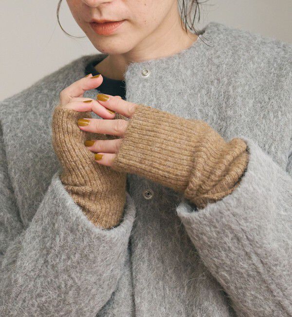 BEAUTY&YOUTH UNITED ARROWS「ソフト フィンガーレス グローブ」|手袋|MD.BROWN